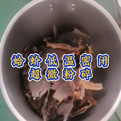 蛤蚧低温中药超微粉碎机